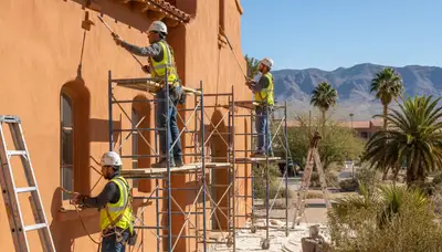Las Vegas, NV painting company crew providing professional interior and exterior painting services