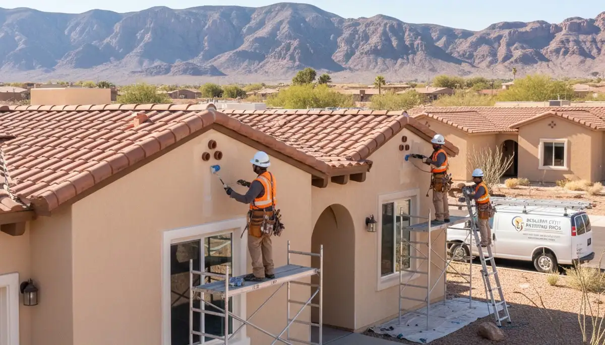 Painting contractor in Las Vegas, NV providing professional residential and commercial painting services