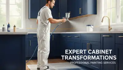 Cabinet painting service in Las Vegas, NV for updated kitchen cabinets with durable finish