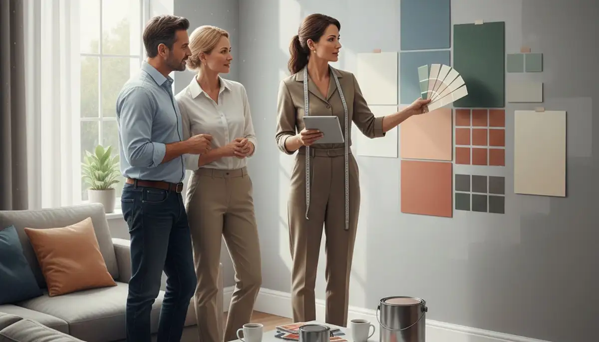 Las Vegas, NV color consultation for choosing paint colors in desert light and stucco exteriors