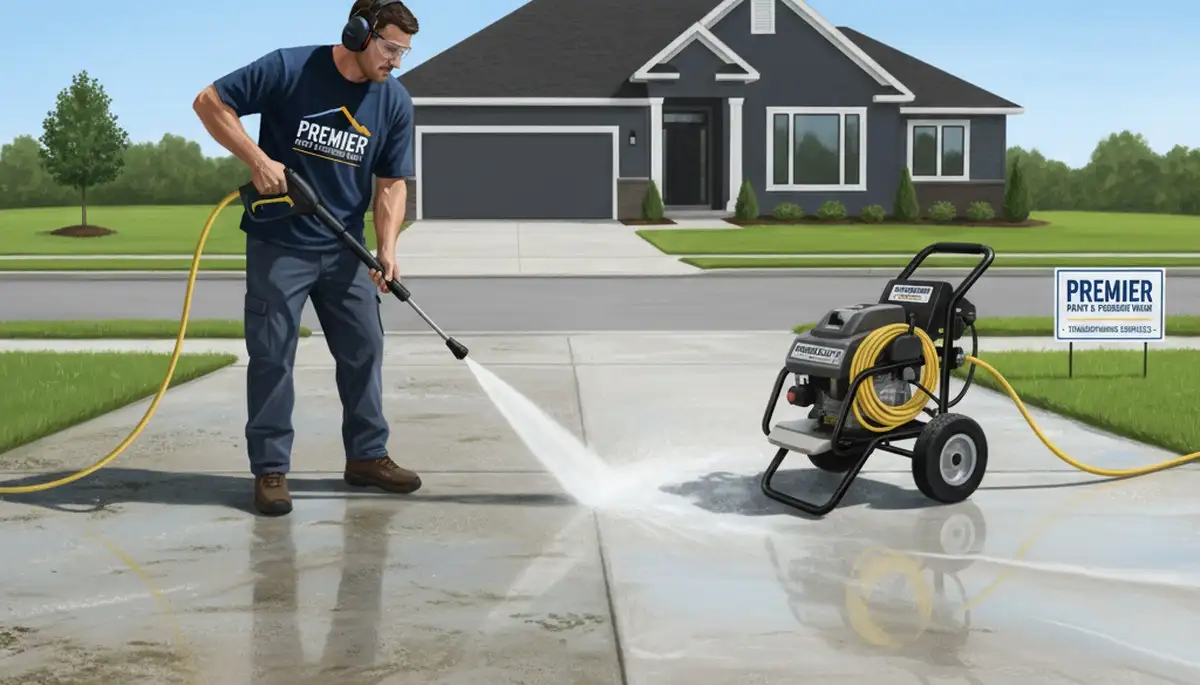 Concrete pressure cleaning in Las Vegas, NV for driveways, patios, and walkways