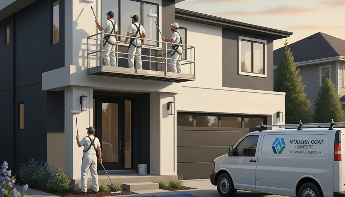Exterior house painting in Las Vegas, NV for stucco homes in desert heat and strong UV rays