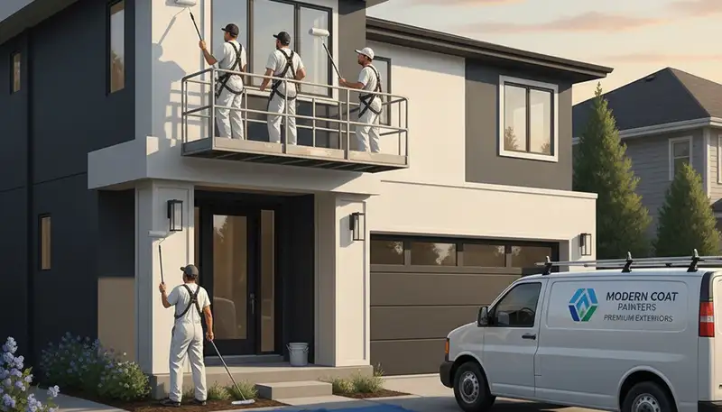 Exterior house painting in Las Vegas, NV for stucco homes in desert heat and strong UV rays