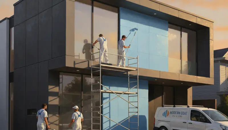 Exterior house painting in Las Vegas, NV for stucco homes and desert heat protection