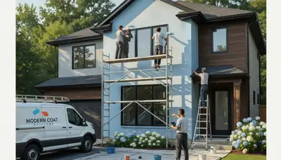 Las Vegas house painting service using durable coatings for desert sun protection