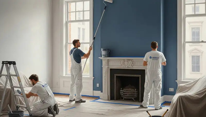 Interior house painting in Las Vegas, NV by Las Vegas Paint Pros with durable desert-ready finishes