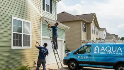 Vinyl siding pressure cleaning in Las Vegas, NV by Las Vegas Paint Pros for exterior home refresh