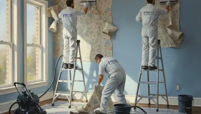 Las Vegas wallpaper removal for clean, smooth walls by Las Vegas Paint Pros